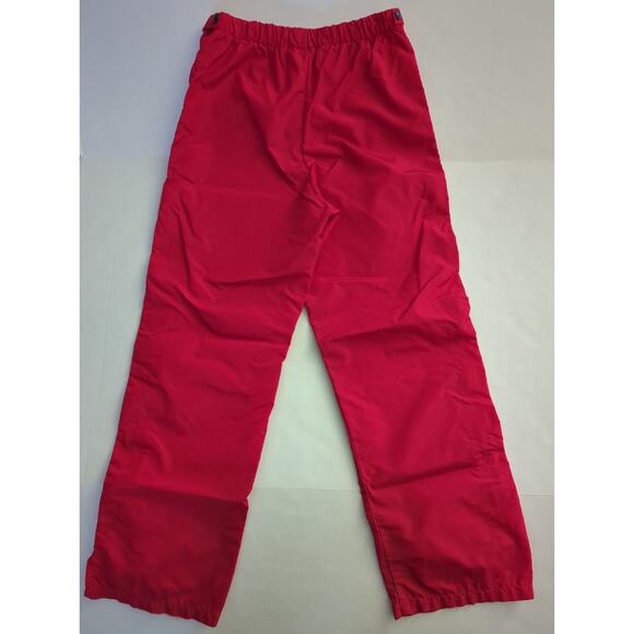 VTG 80's GRANITE RED Windbreaker Track Pants Women's Size M - Picture 5 of 5